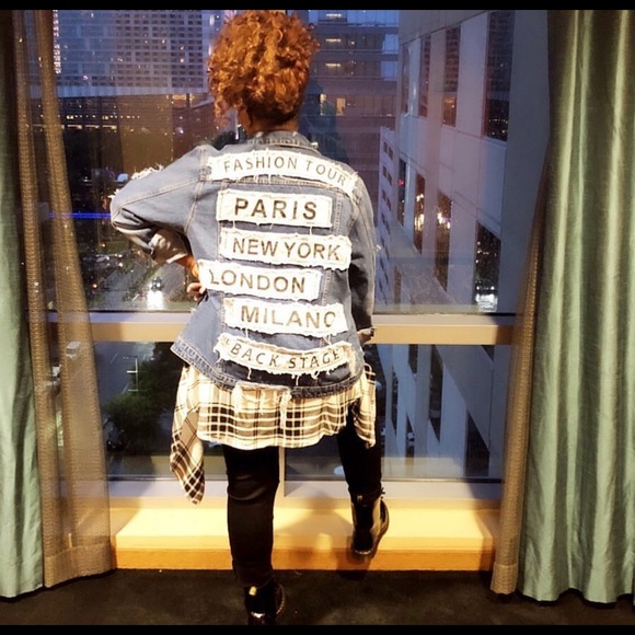 Distressed Denim Jacket - Picture 3 of 3